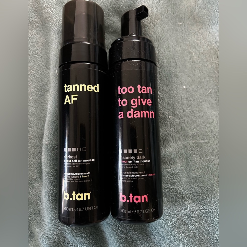 B.tan tanned AF AND TO THAN TO GIVE A DAMN